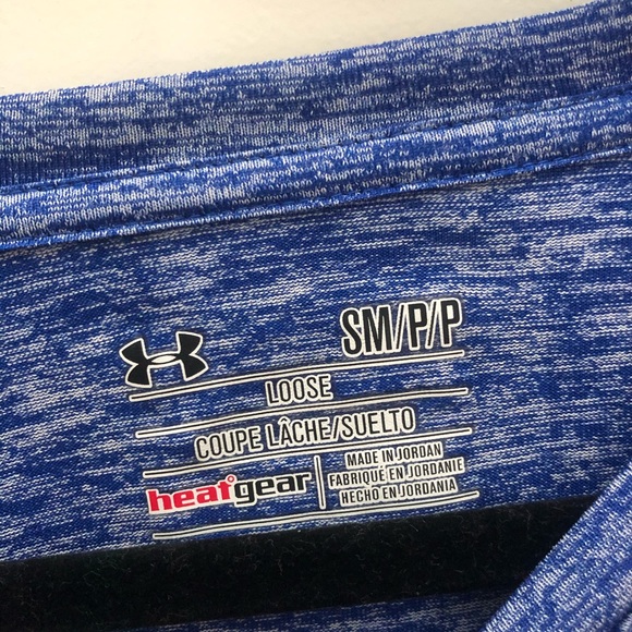 Royal Blue Under Armour Heatgear T-Shirt - Picture 3 of 3